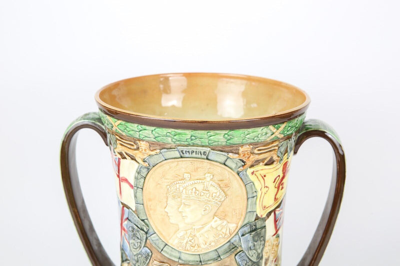ROYAL DOULTON 'GEORGE AND THE DRAGON' LIMITED EDITION KING CORONATION LOVING CUP