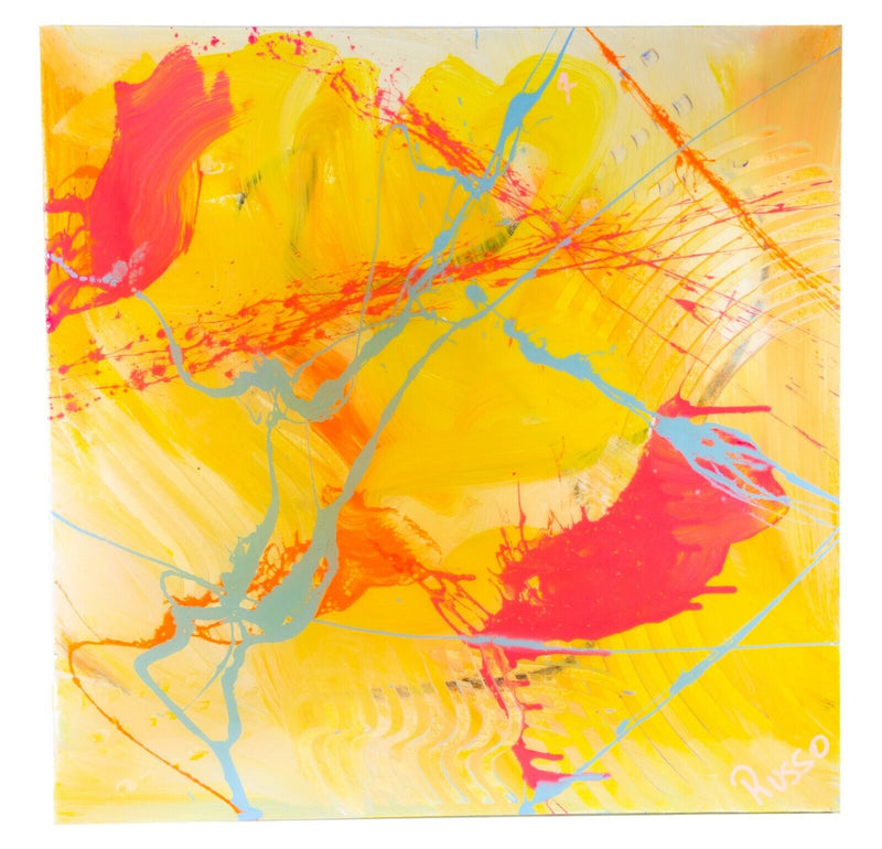 ANTONIO RUSSO 'MARIAH CAREY' ABSTRACT, LARGE ACRYLIC ON CANVAS, SIGNED
