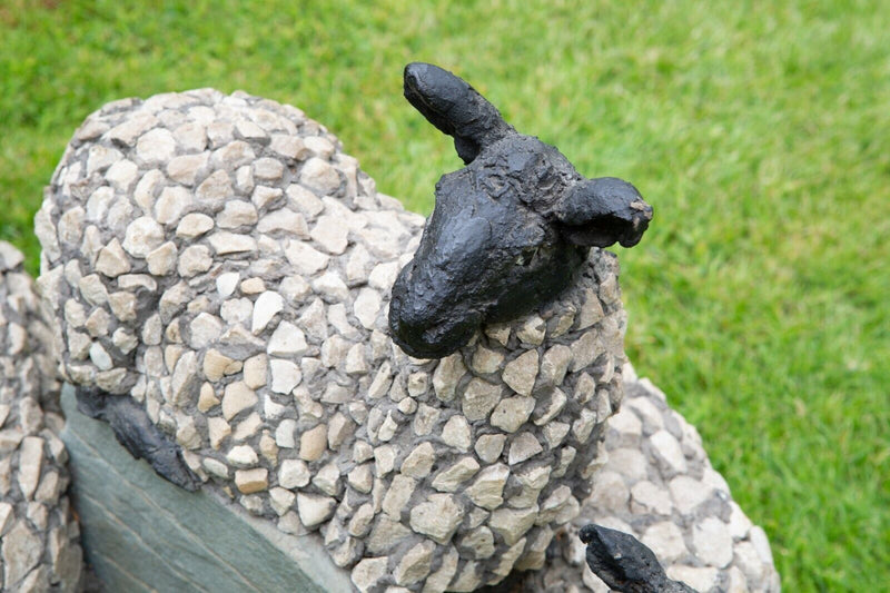 EDWARD 'TED' ROOCROFT, SHEEP, LARGE CONCRETE MAQUETTE SCULPTURE