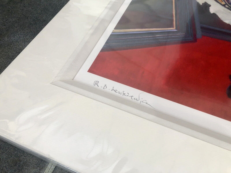 ROBERT LENKIEWICZ 'ANNA NAVAS, LAST JUDGEMENT MURAL' LIMITED EDITION PRINT & C.O.A.