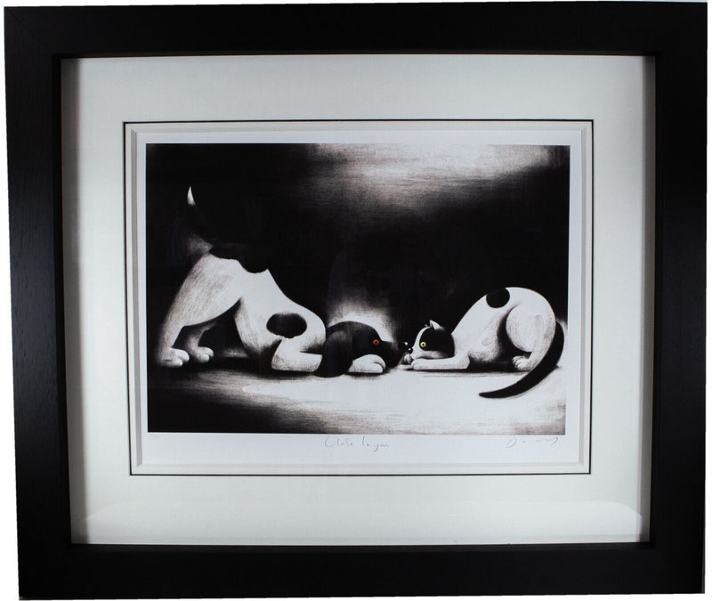 DOUG HYDE 'CLOSE TO YOU' CAT & DOG LIMITED EDITION PRINT 37/395 & C.O.A.