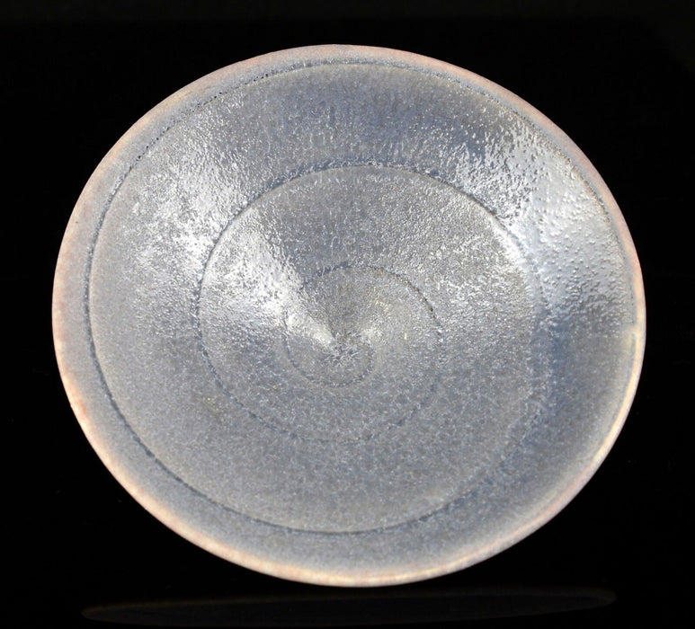 EMILY MYERS - STUDIO POTTERY SPIRAL SHELL BOWL DISH -ART IN ACTION 92 EXHIBITION?