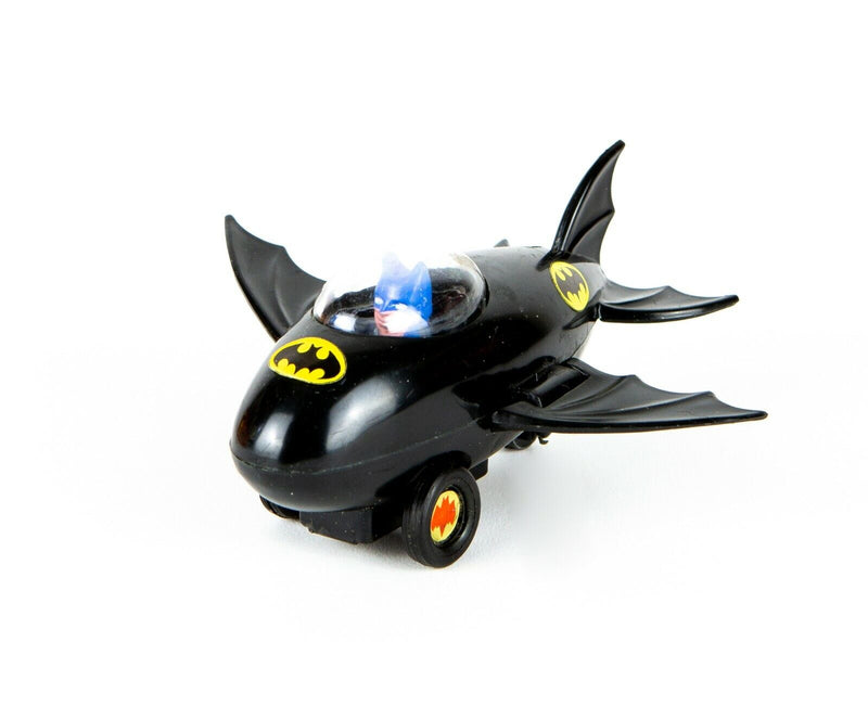 BATMAN - OFFICIAL 1976 HONG KONG FRICTION POWERED BATPLANE MODEL TOY, BOXED