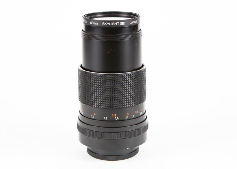 CARL ZEISS JENA DDR MC S 1:3.5 F=135 HDYA 49MM SKYLIGHT CAMERA LENS & CASE