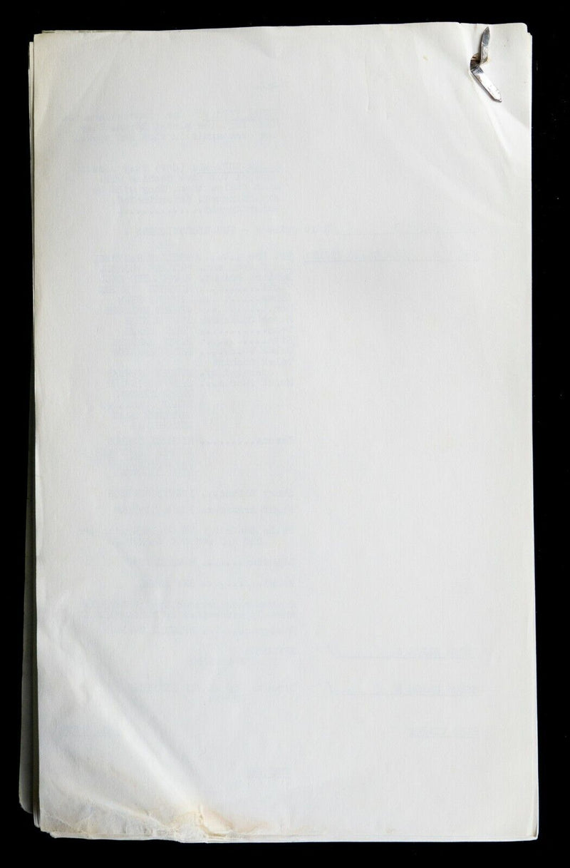 B.B.C DOCTOR WHO 'THE FINAL PHASE' 1965 SERIES Q EPISODE 4 SCRIPT BY GLYN JONES