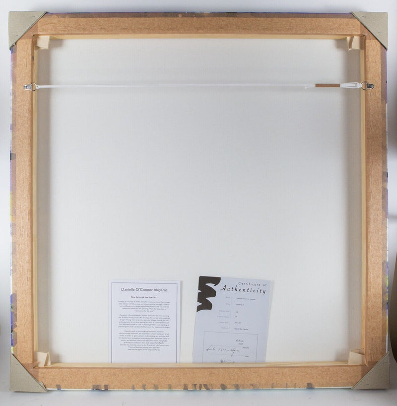 DANIELLE O'CONNOR AKIYAMA 'POSTERITY III' LARGE LIMITED EDITION FLOWER PRINT & C.O.A.