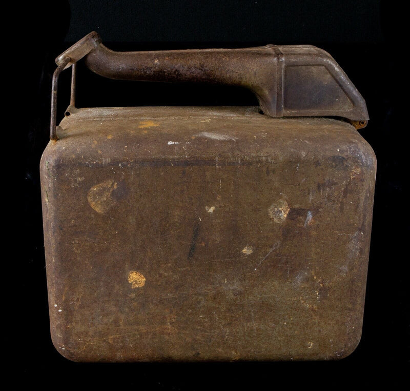 ALLBOY - VINTAGE PETROL FUEL JERRY CAN CONTAINER, COLLECTABLE AUTOMOBILIA
