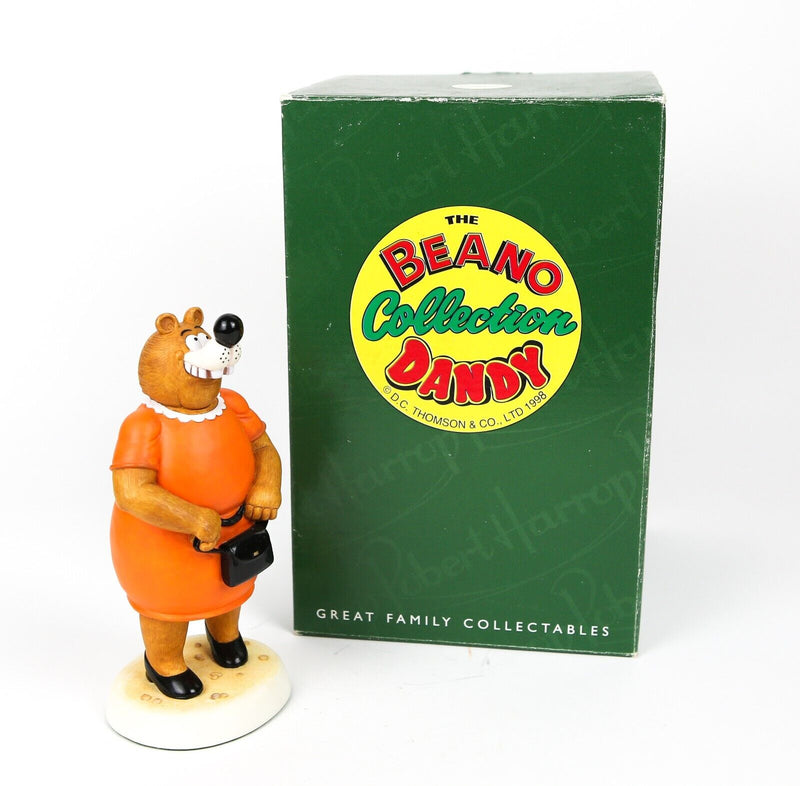 ROBERT HARROP -MA BEAR- BEANO DANDY COLLECTION FIGURE MODEL BD22, BOXED