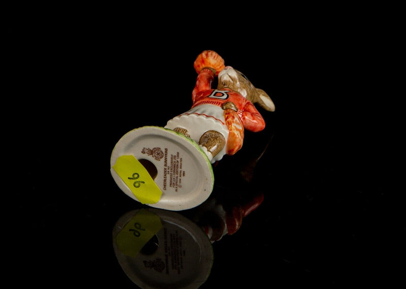 ROYAL DOULTON 'CHEERLEADERS' LIMITED EDITION BUNNYKINS FIGURES DB142 DB143 BOXED