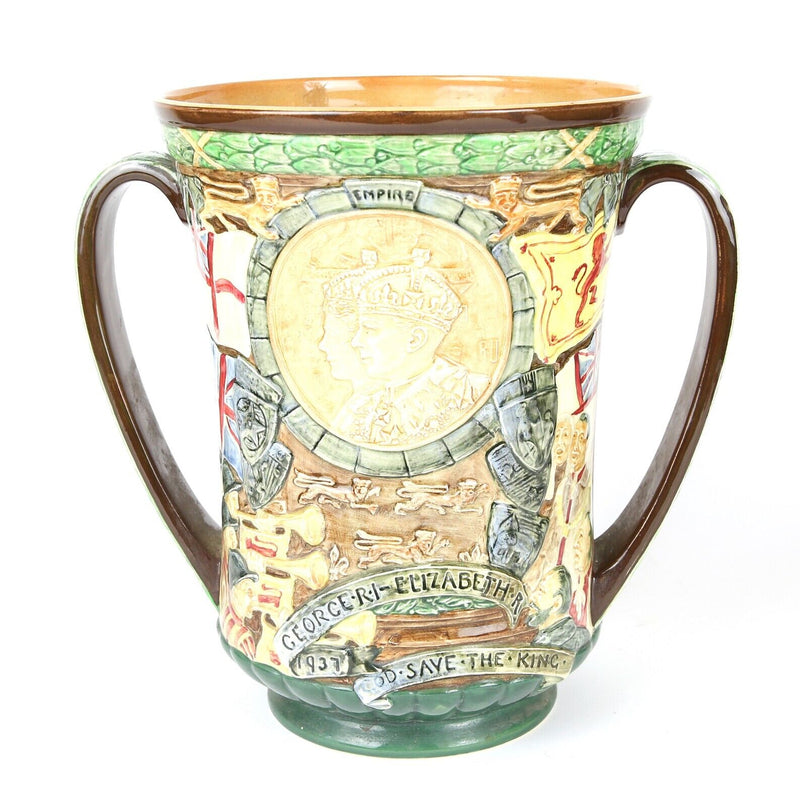 ROYAL DOULTON 'GEORGE AND THE DRAGON' LIMITED EDITION KING CORONATION LOVING CUP