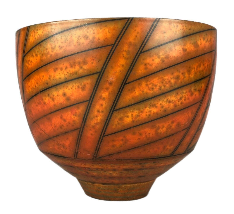 DUNCAN ROSS STUDIO POTTERY BURNISHED TERRA SIGILLATA SLIP BOWL VASE POT