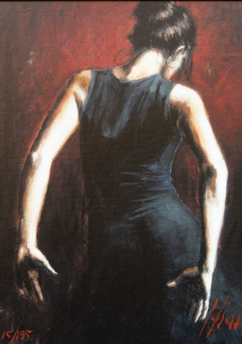 FABIAN PEREZ 'EL BAILE DEL FLAMENCO EN ROJO II' LIMITED EDITION PRINT 15/195 C.O.A.