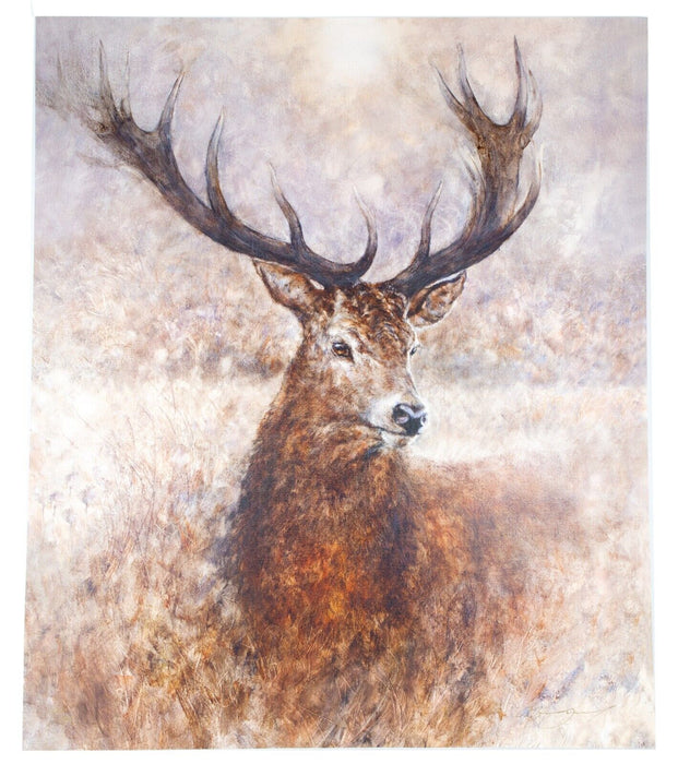 GARY BENFIELD 'NOBLE' LARGE LIMITED EDITION STAG DEER PRINT 18/195 & C.O.A.