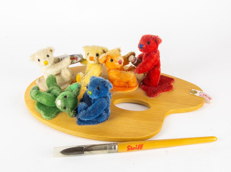 STEIFF -MINI COLOUR SPLASH- LIMITED EDITION PAINT PALETTE TEDDY BEARS 038310