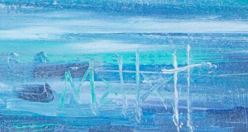 TIMMY MALLETT 'WATERLOO, LONDON' THAMES STUDY, OIL ON BOARD, SIGNED