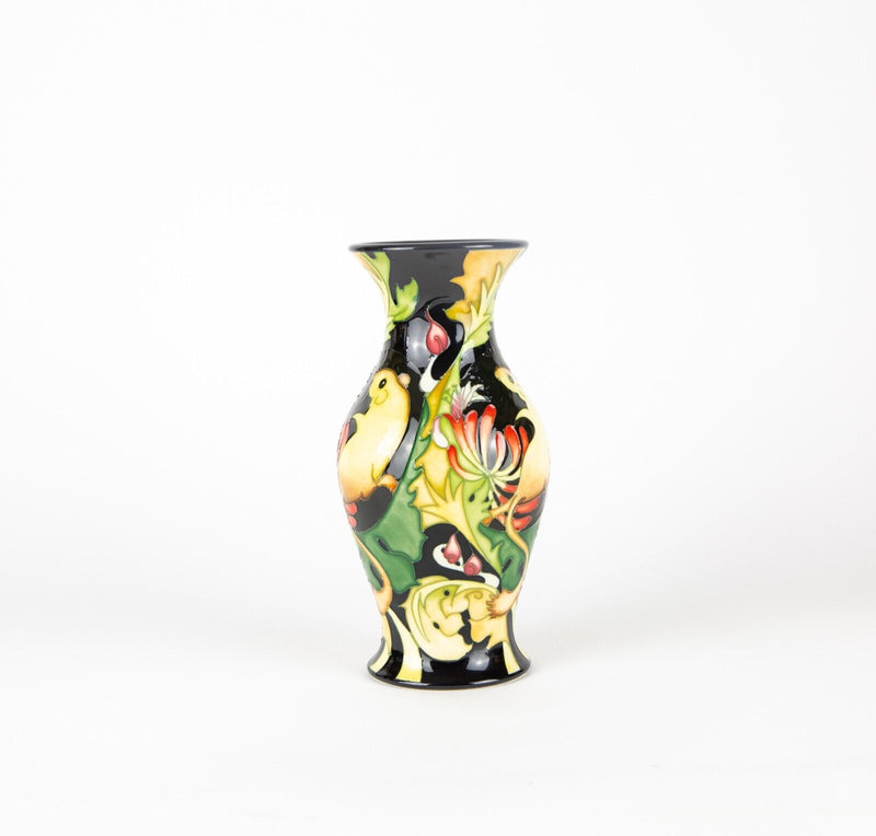 MOORCROFT 'ODE TO SILENCE' 2008 EMMA BOSSONS MOUSE MICE HONEYSUCKLE FLORAL VASE