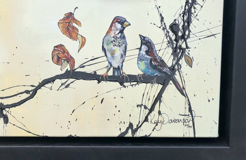 KAY DAVENPORT -TAKING FLIGHT- LARGE LIMITED EDITION BIRD CANVAS PRINT 107/195