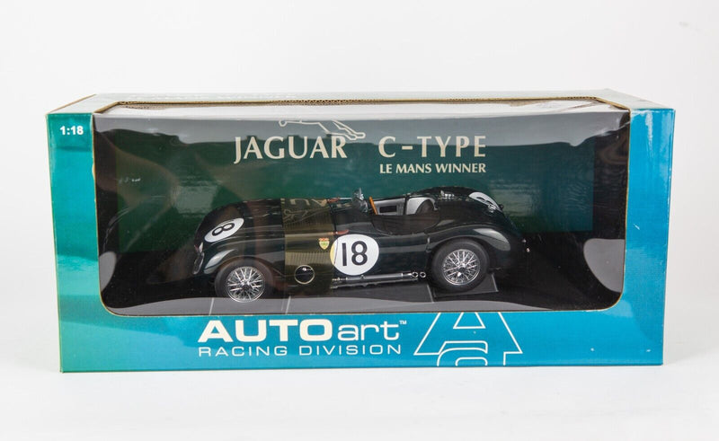 AUTOART, JAGUAR C-TYPE LE MANS WINNER 1953, RACING DIVISION 1:18 PRECISION MODEL