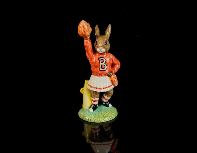 ROYAL DOULTON 'CHEERLEADERS' LIMITED EDITION BUNNYKINS FIGURES DB142 DB143 BOXED