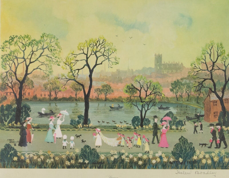 HELEN BRADLEY 'FOUR SEASONS' SPRING SUMMER AUTUMN WINTER, LIMITED EDITION PRINTS