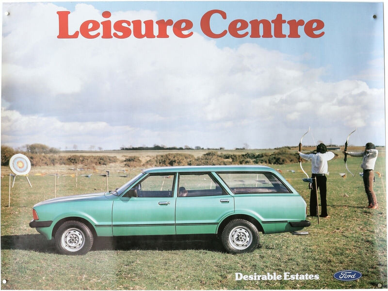 FORD DESIRABLE ESTATES - ORIGINAL DEALER SHOWROOM SALES ADVERTISING POSTER 110