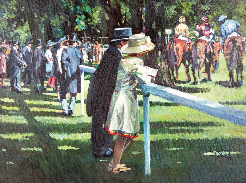 SHERREE VALENTINE DAINES 'ON PARADE' LIMITED EDITION HORSE PRINT & C.O.A.