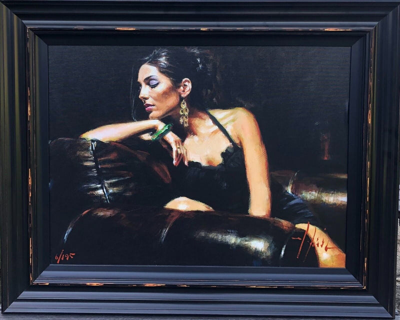 FABIAN PEREZ 'TESS III' LARGE LIMITED EDITION PRINT 6/195 & C.O.A.