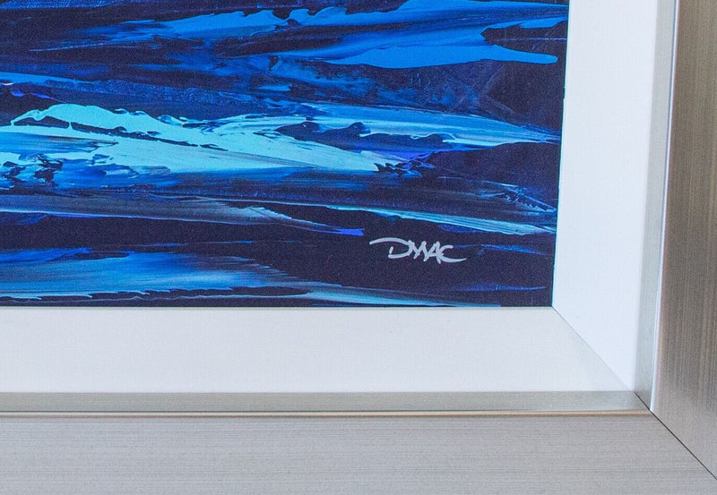 DUNCAN MACGREGOR 'ROUGH SEAS' BOAT SEASCAPE, ORIGINAL ACRYLIC PAINTING, SIGNED