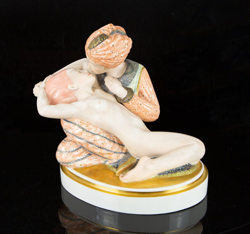 GERHARD HENNING ROYAL COPENHAGEN -FAIRYTALE III- LARGE GROUP FIGURE MODEL 1664