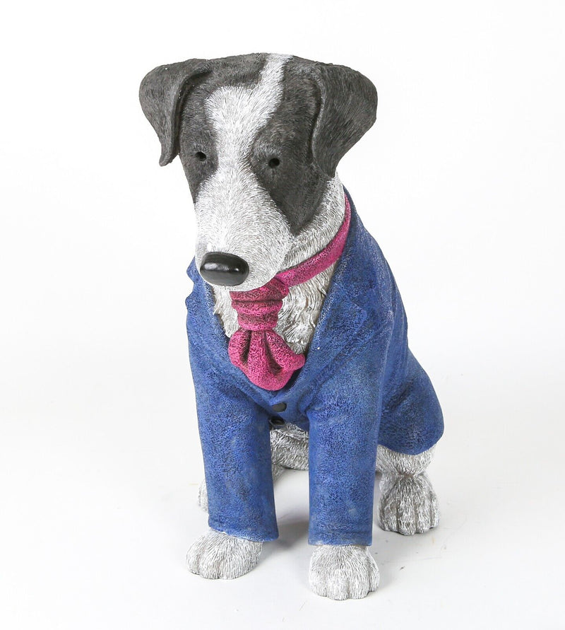 DOUG HYDE 'SUITED & BOOTED' LIMITED EDITION DOG SCULPTURE 17/595 & C.O.A.