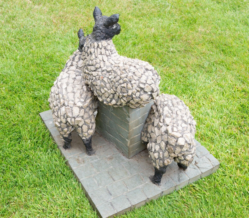 EDWARD 'TED' ROOCROFT, SHEEP, LARGE CONCRETE MAQUETTE SCULPTURE