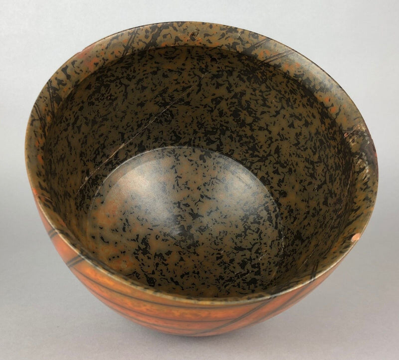 DUNCAN ROSS STUDIO POTTERY BURNISHED TERRA SIGILLATA SLIP BOWL VASE POT