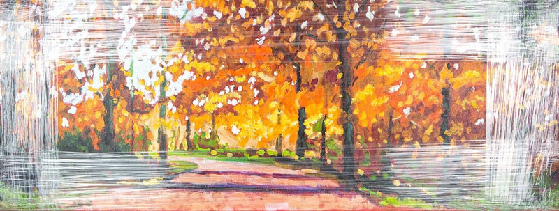 TIMMY MALLETT 'WOODLAND WALK' LIMITED EDITION AUTUMN PRINT 92/195 & C.O.A.