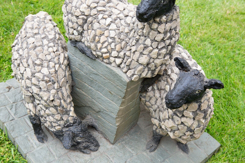 EDWARD 'TED' ROOCROFT, SHEEP, LARGE CONCRETE MAQUETTE SCULPTURE