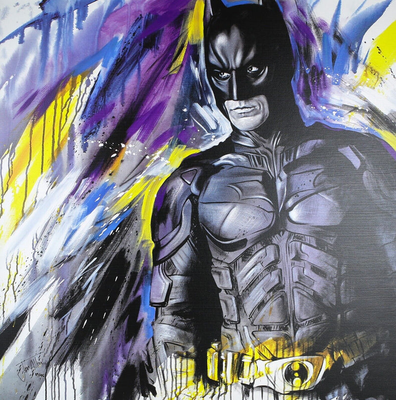 JEN ALLEN 'SILENT GUARDIAN' LIMITED EDITION BATMAN PRINT 89/195 & C.O.A.