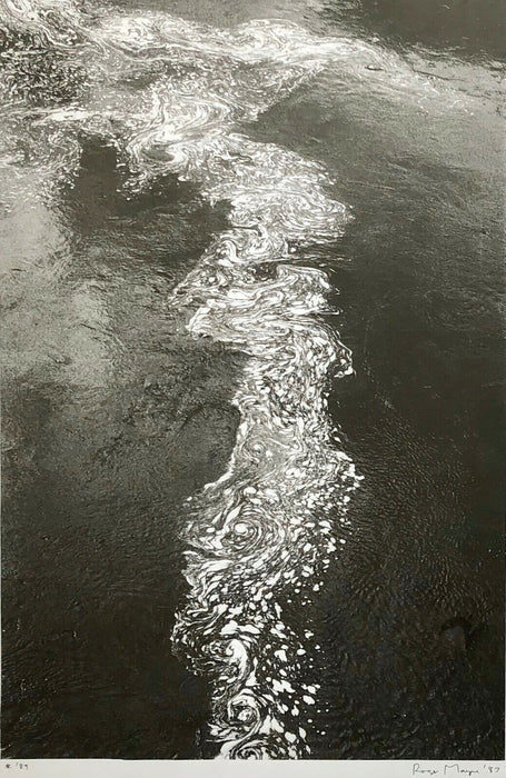 ROGER MAYNE -BELOW CENARTH FALLS, DYFED- '87 PHOTO GELATIN SILVER PRINT, SIGNED