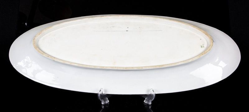 ROYAL COPENHAGEN 'HENRIETTE' FLORAL GILT OVAL FISH SERVING PLATTER TRAY 8542
