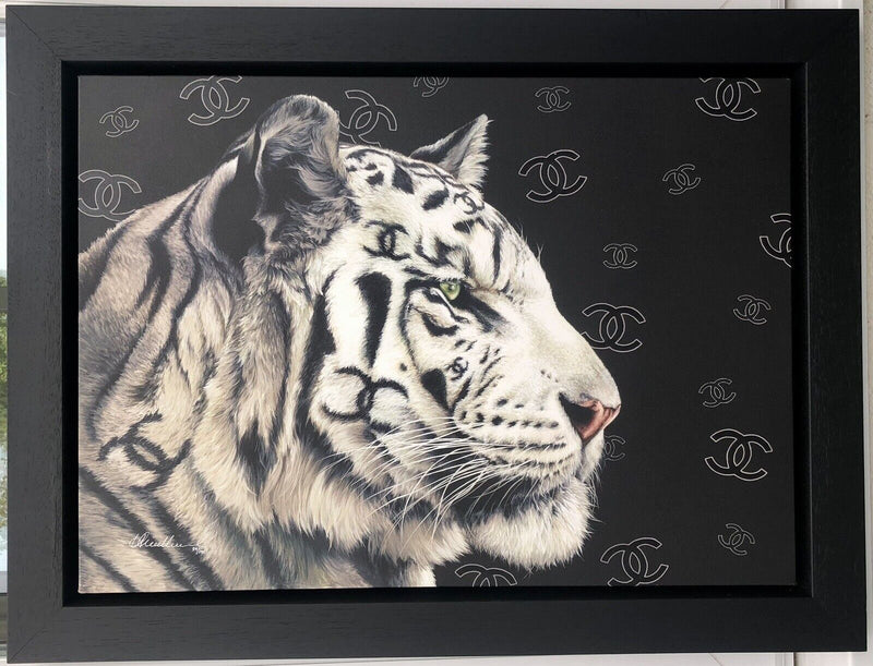 HAYLEY GOODHEAD 'CATWALK COUTURE' LIMITED EDITION TIGER PRINT 59/195 & C.O.A.