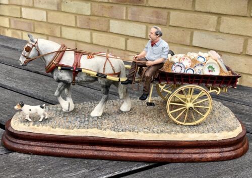 BORDER FINE ARTS 'POT CART' LARGE LIMITED EDITION FIGURE MODEL TABLEAU 218/600