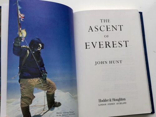 THE ASCENT OF EVEREST, LIMITED EDITION BOOK SIGNED JOHN HUNT, EDMUND HILLARY etc