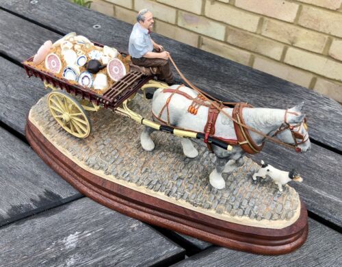 BORDER FINE ARTS 'POT CART' LARGE LIMITED EDITION FIGURE MODEL TABLEAU 218/600