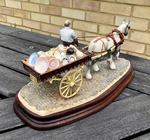 BORDER FINE ARTS 'POT CART' LARGE LIMITED EDITION FIGURE MODEL TABLEAU 218/600