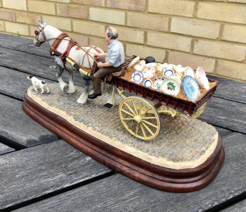 BORDER FINE ARTS 'POT CART' LARGE LIMITED EDITION FIGURE MODEL TABLEAU 218/600