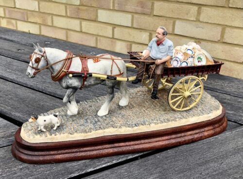 BORDER FINE ARTS 'POT CART' LARGE LIMITED EDITION FIGURE MODEL TABLEAU 218/600