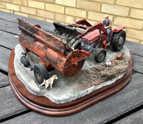 BORDER FINE ARTS 'WHERE THERES MUCK THERES MONEY' LIMITED EDITION MODEL 319/1500