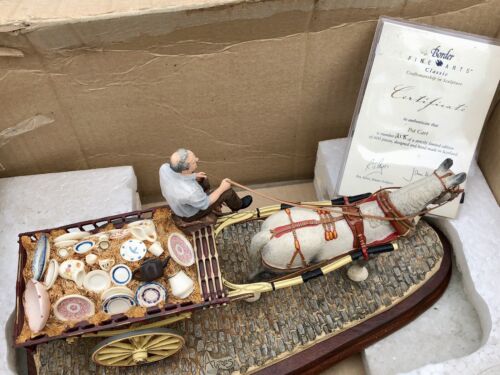 BORDER FINE ARTS 'POT CART' LARGE LIMITED EDITION FIGURE MODEL TABLEAU 218/600