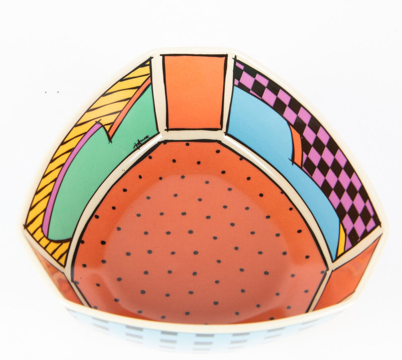 DOROTHY HAFNER FOR ROSENTHAL STUDIO LINE 'FLASH' RETRO TRIANGULAR BOWL DISH 14cm