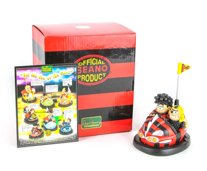 ROBERT HARROP 'DENNIS & GNASHER DODGEM' BEANO DANDY FIGURE DO01, BOXED