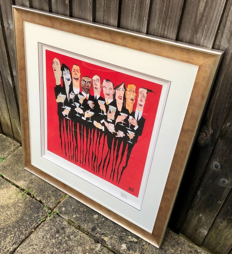 TODD WHITE, 'NIGHT AT NIC'S', LARGE LIMITED EDITION COLOUR PRINT 28/295, SIGNED