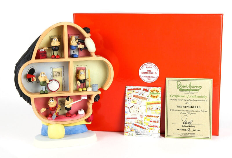 ROBERT HARROP 'THE NUMSKULLS' LIMITED EDITION BEANO DANDY FIGURE BDS15, 56/100